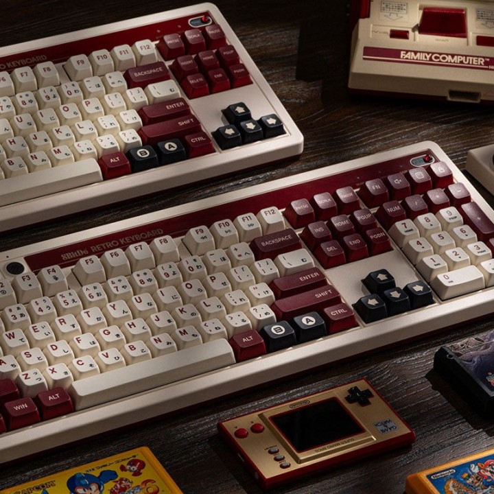 8BitDo Retro 108 – clavier mécanique pleine taille, éditions N et Fami