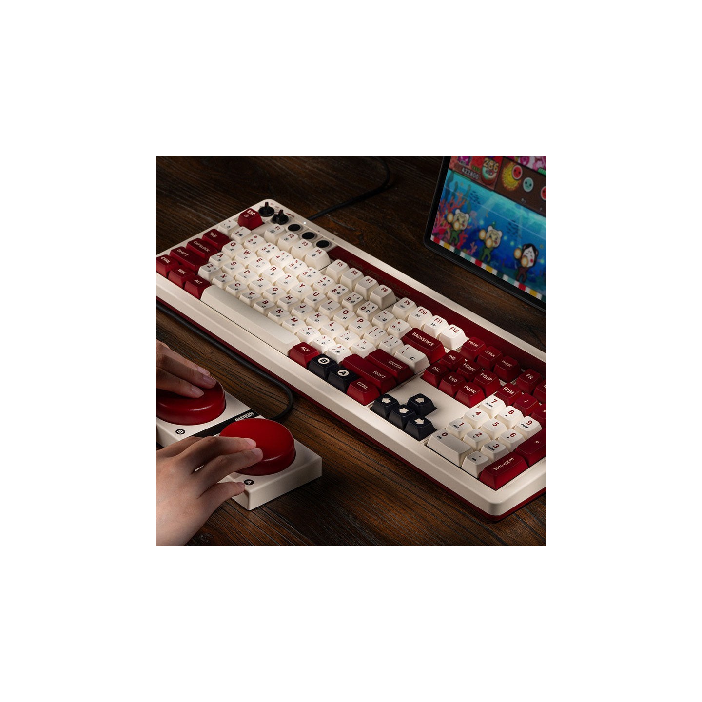 8BitDo Retro 108 – clavier mécanique pleine taille, éditions N et Fami