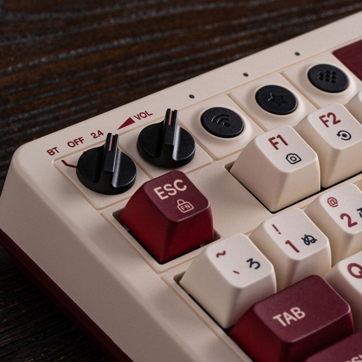 8BitDo Retro 108 – clavier mécanique pleine taille, éditions N et Fami