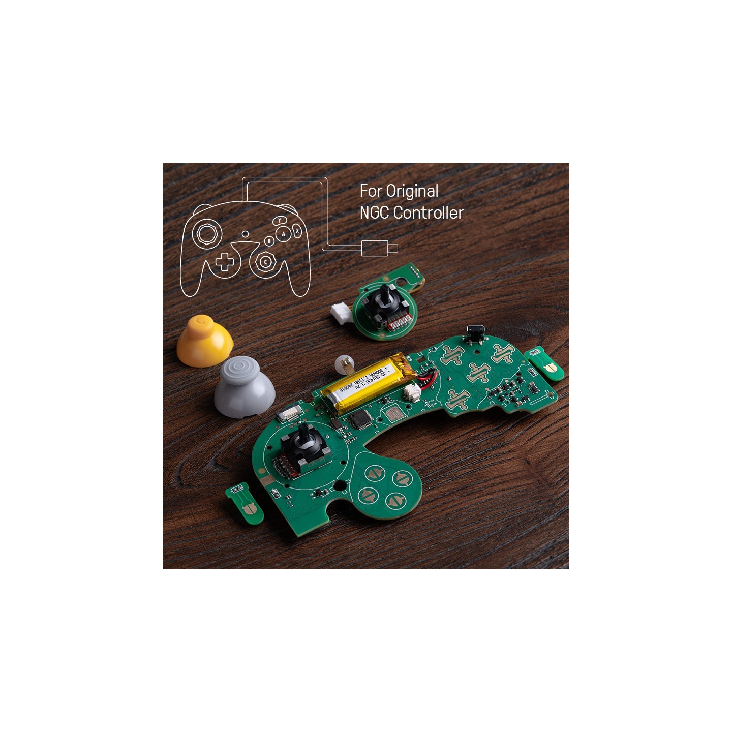 8BitDo Mod Kit for NGC – kit de modification Bluetooth pour manette GameCube