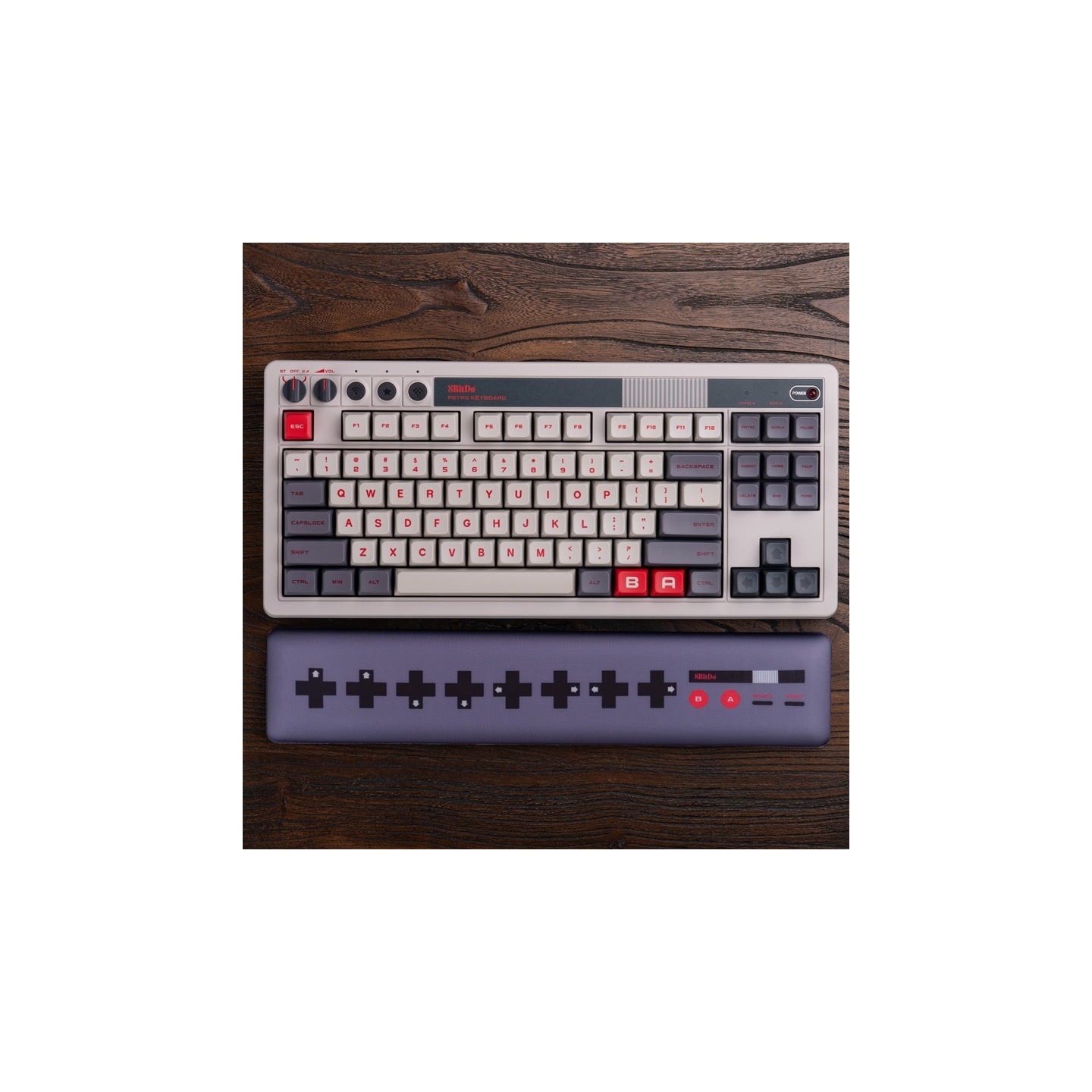 8BitDo Wrist Rest for Keyboards – repose-poignets pour claviers Retro