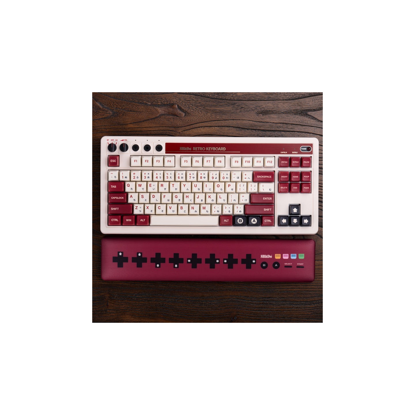 8BitDo Wrist Rest for Keyboards – repose-poignets pour claviers Retro