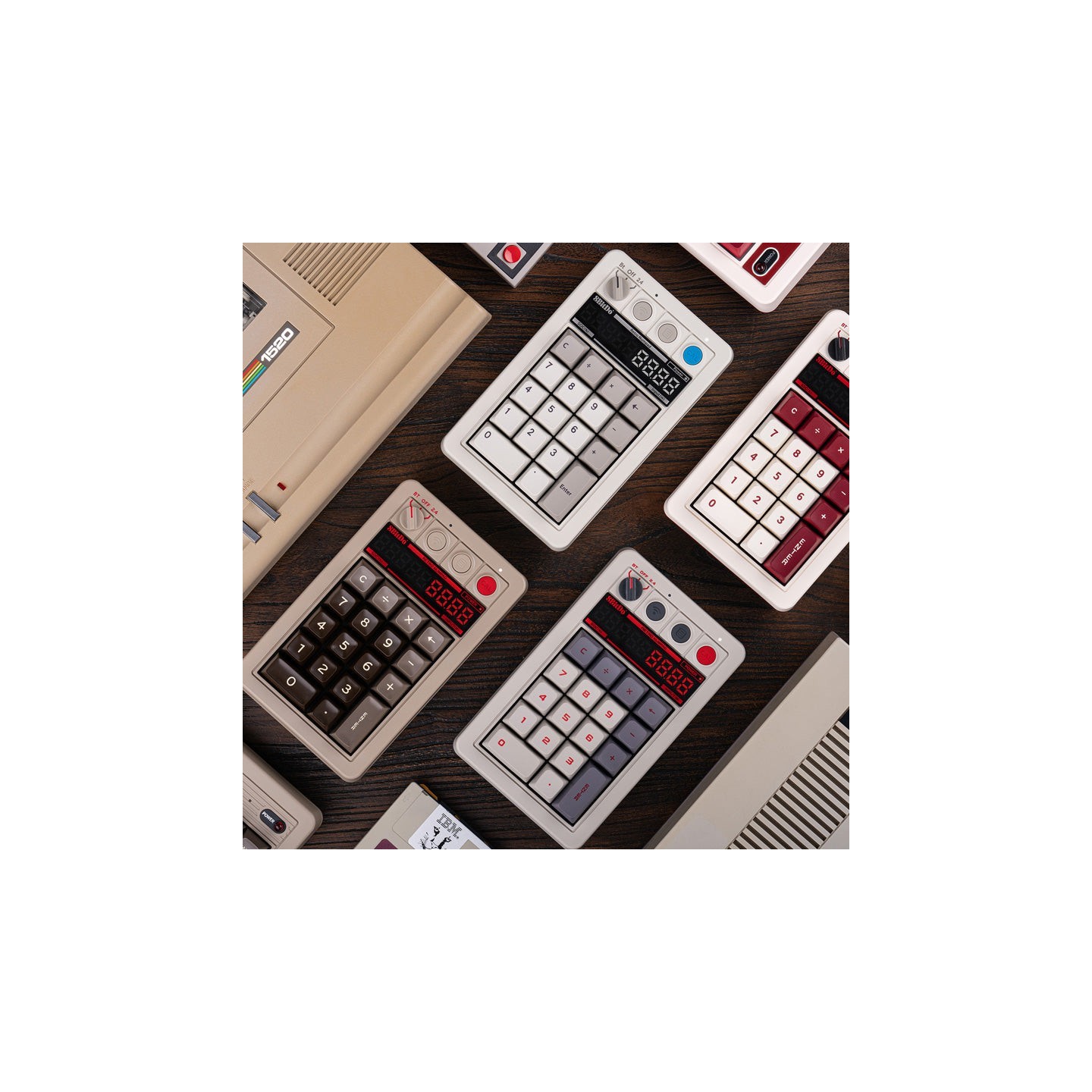 8BitDo Retro 18 – pavé numérique mécanique et calculatrice 2-en-1