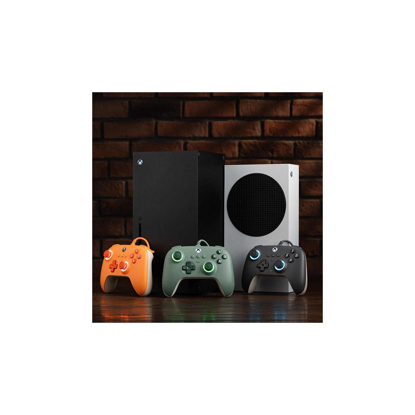 8BitDo Ultimate C Wired – manette filaire pour Xbox et Windows avec Fire Ring RGB