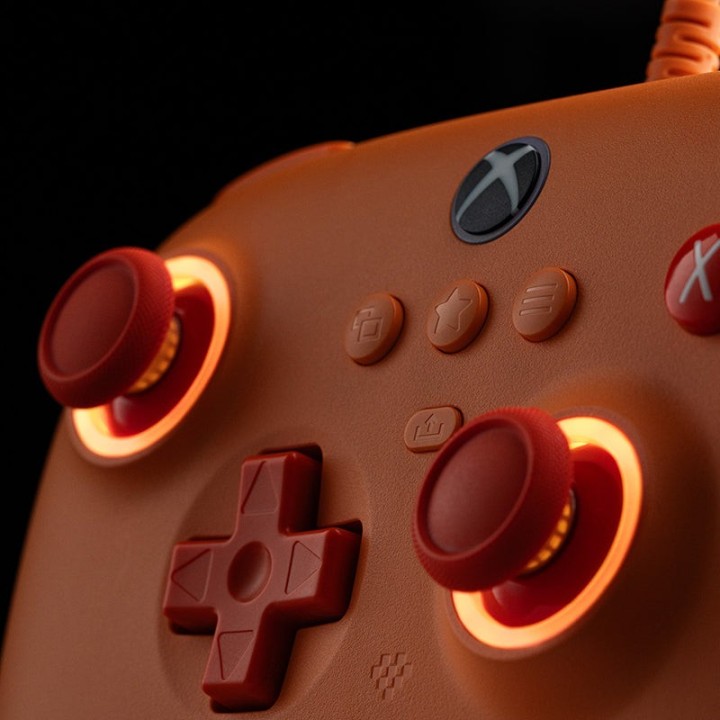 8BitDo Ultimate C Wired – manette filaire pour Xbox et Windows avec Fire Ring RGB