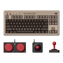 8BitDo Retro Mechanical Keyboard – clavier mécanique 87 touches, éditions N, Fami, M, C64