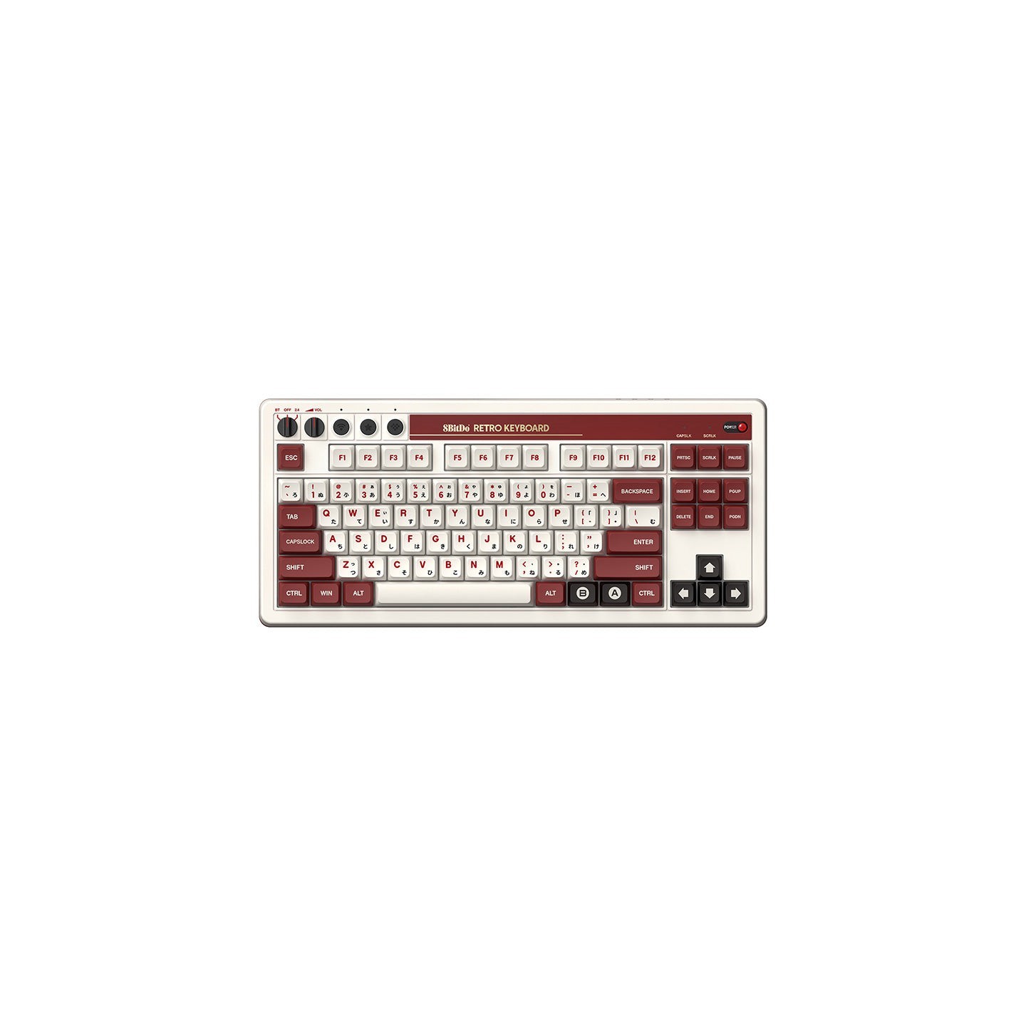 8BitDo Retro Mechanical Keyboard – clavier mécanique 87 touches, éditions N, Fami, M, C64