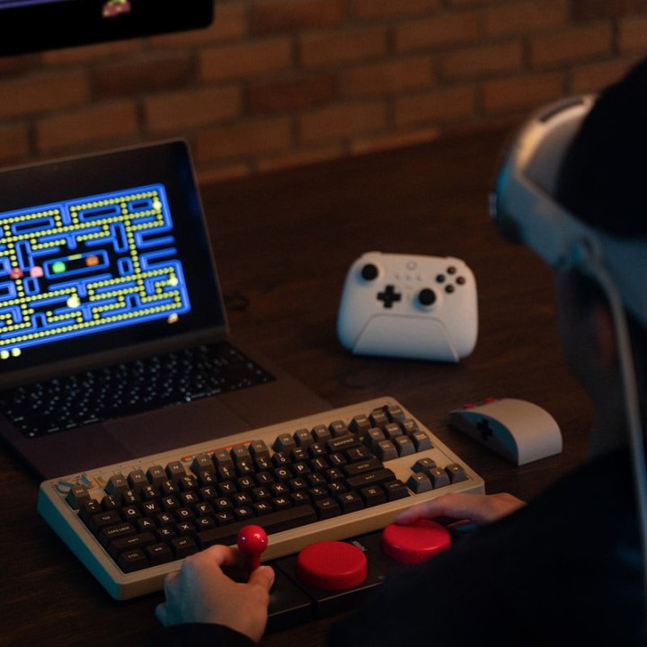 8BitDo Retro Mechanical Keyboard – clavier mécanique 87 touches, éditions N, Fami, M, C64