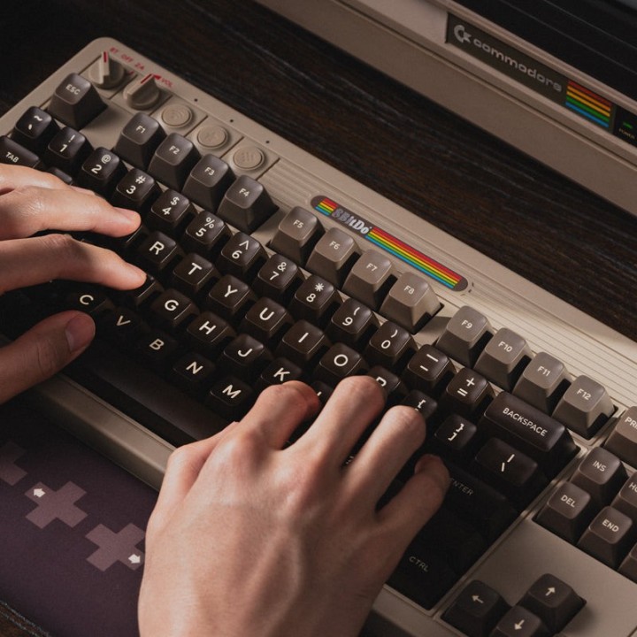 8BitDo Retro Mechanical Keyboard – clavier mécanique 87 touches, éditions N, Fami, M, C64