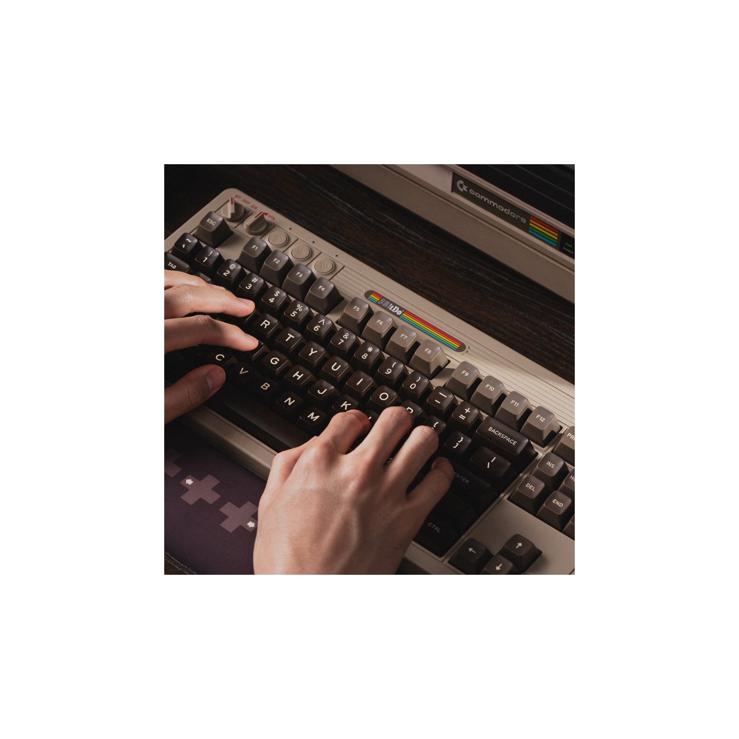 8BitDo Retro Mechanical Keyboard – clavier mécanique 87 touches, éditions N, Fami, M, C64
