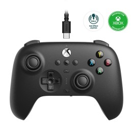 8BitDo Ultimate Wired – manette filaire pour Xbox et Windows, sticks à effet Hall
