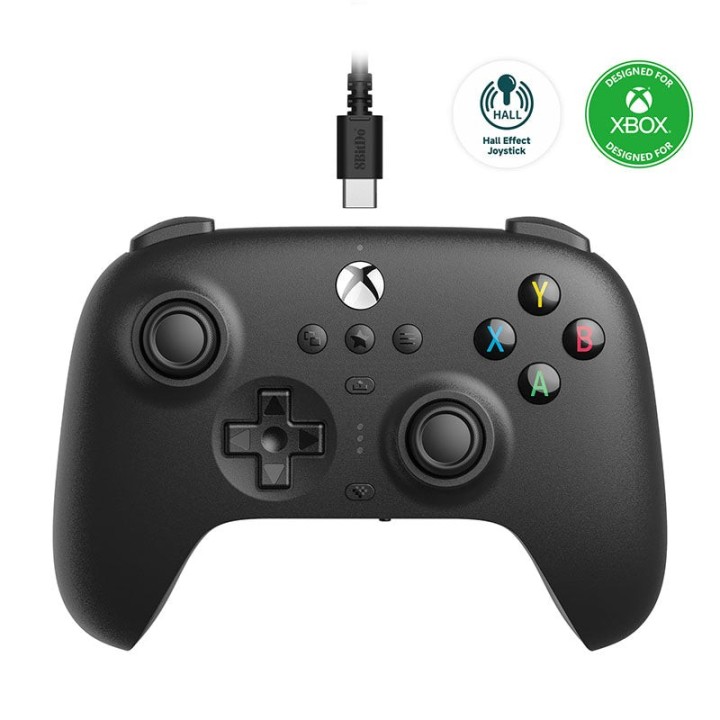 8BitDo Ultimate Wired – manette filaire pour Xbox et Windows, sticks à effet Hall