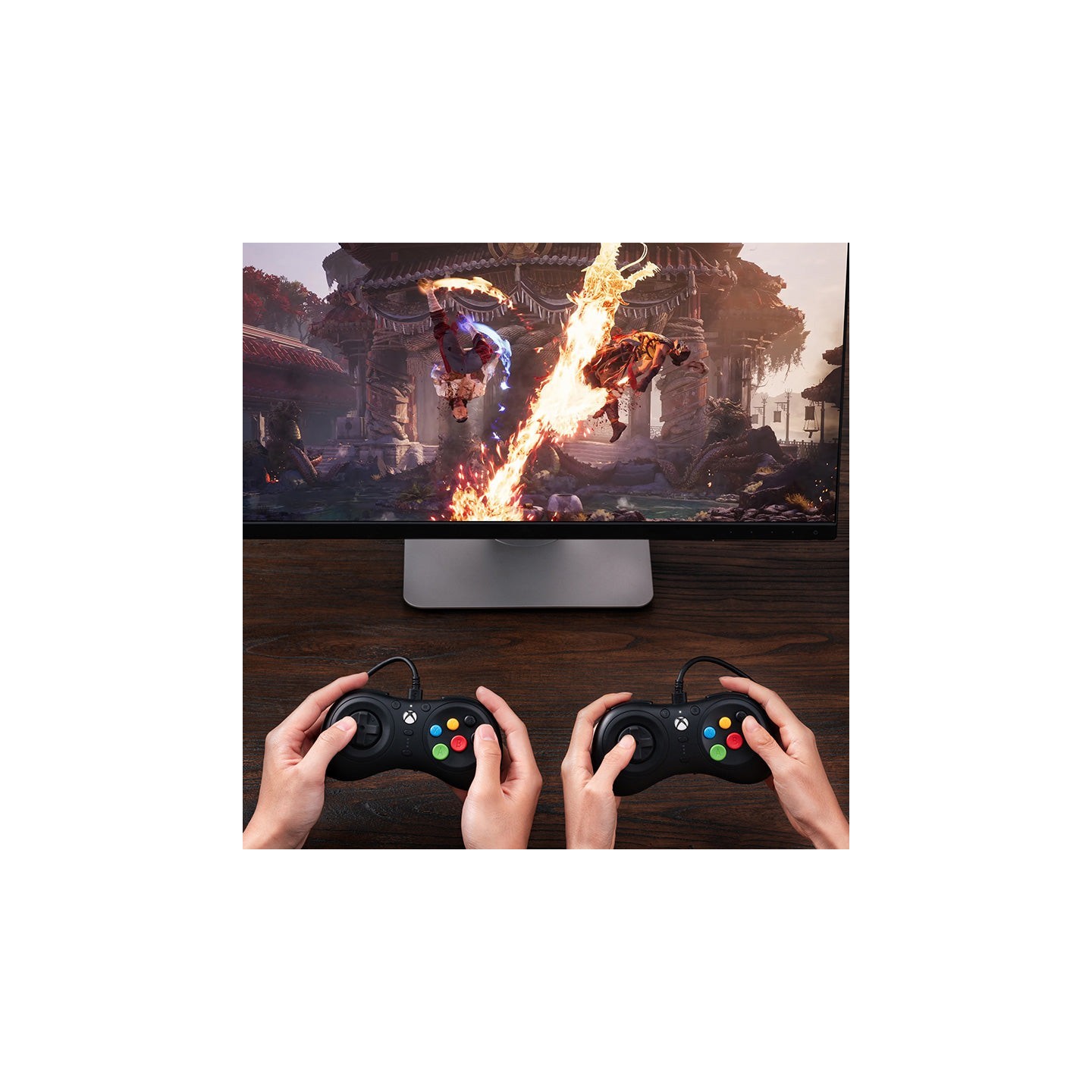 8BitDo M30 Wired – manette filaire 6 boutons pour Xbox et Windows
