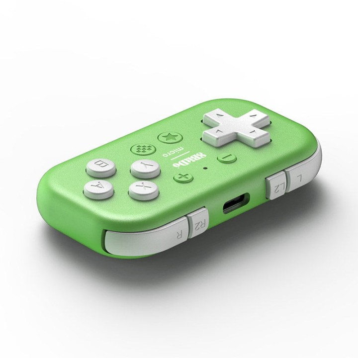 8BitDo Micro – manette Bluetooth de poche 16 boutons pour Switch et Android