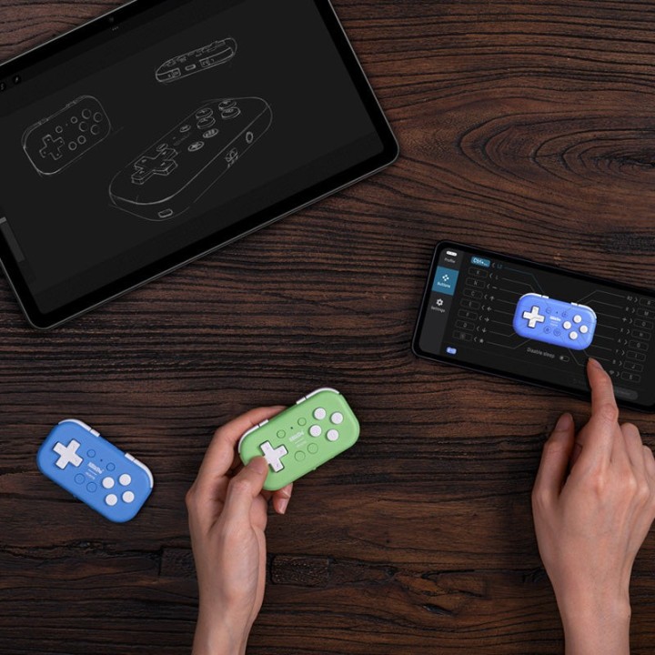 8BitDo Micro – manette Bluetooth de poche 16 boutons pour Switch et Android