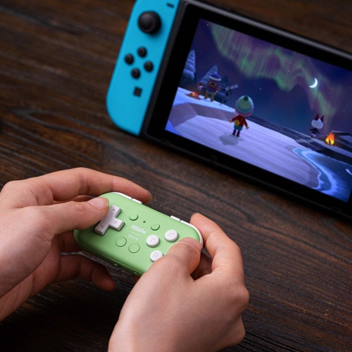 8BitDo Micro – manette Bluetooth de poche 16 boutons pour Switch et Android