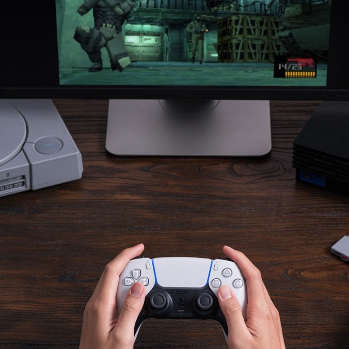 8BitDo Retro Receiver for PS – récepteur sans fil pour consoles PS1 et PS2