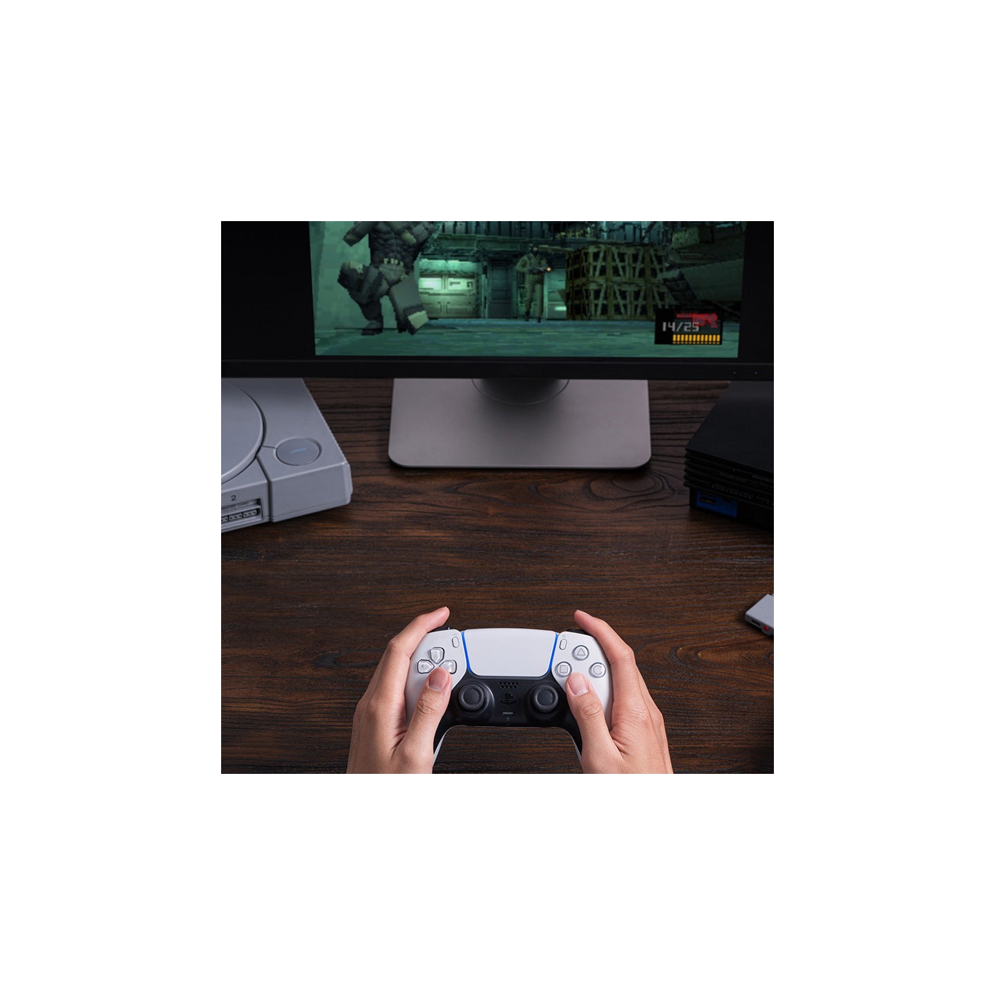 8BitDo Retro Receiver for PS – récepteur sans fil pour consoles PS1 et PS2