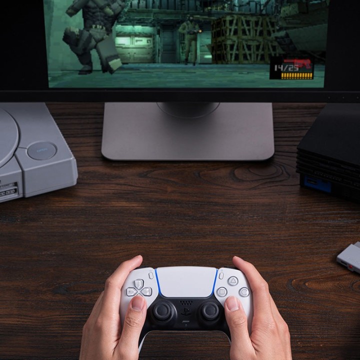 8BitDo Retro Receiver for PS – récepteur sans fil pour consoles PS1 et PS2