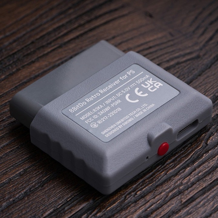 8BitDo Retro Receiver for PS – récepteur sans fil pour consoles PS1 et PS2