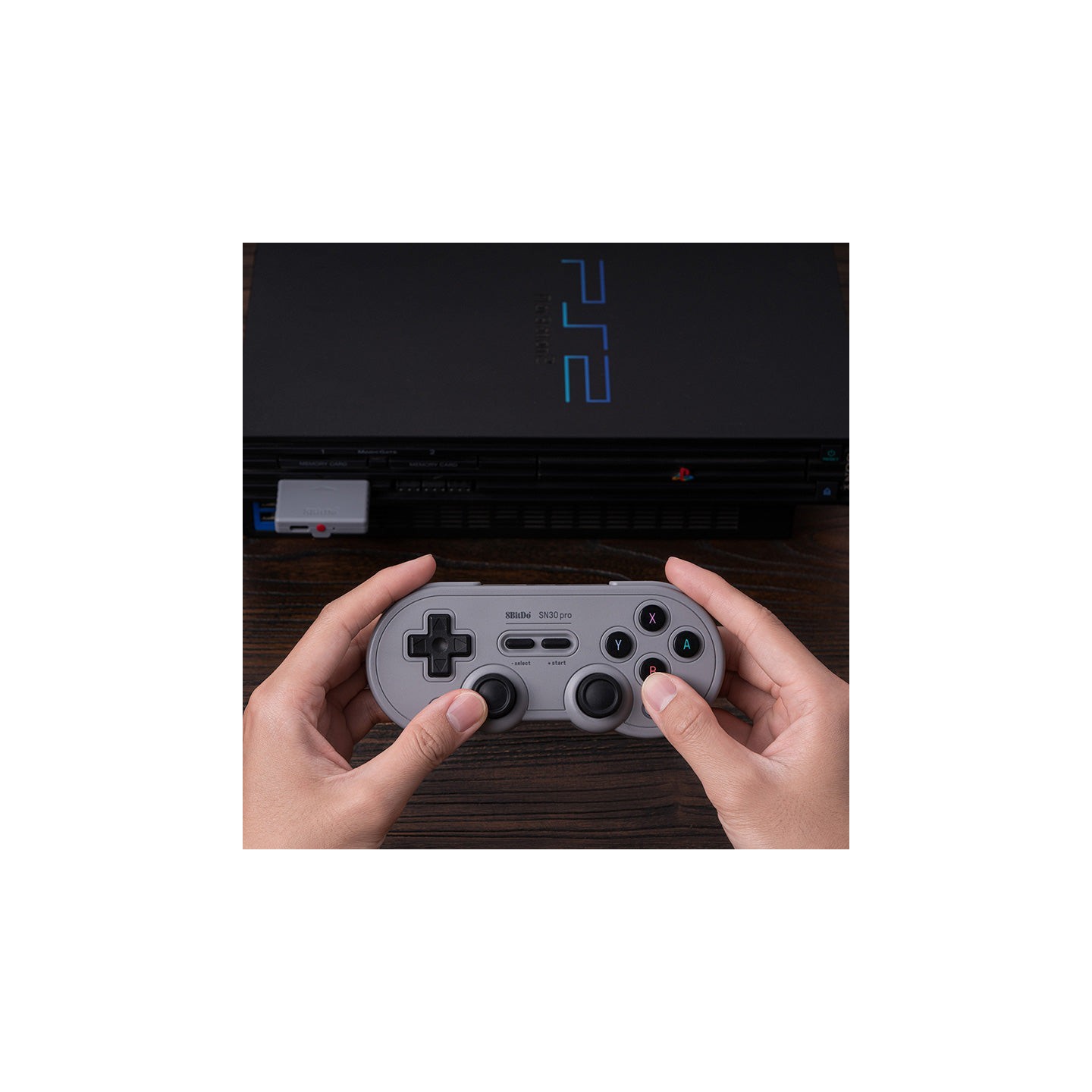 8BitDo Retro Receiver for PS – récepteur sans fil pour consoles PS1 et PS2