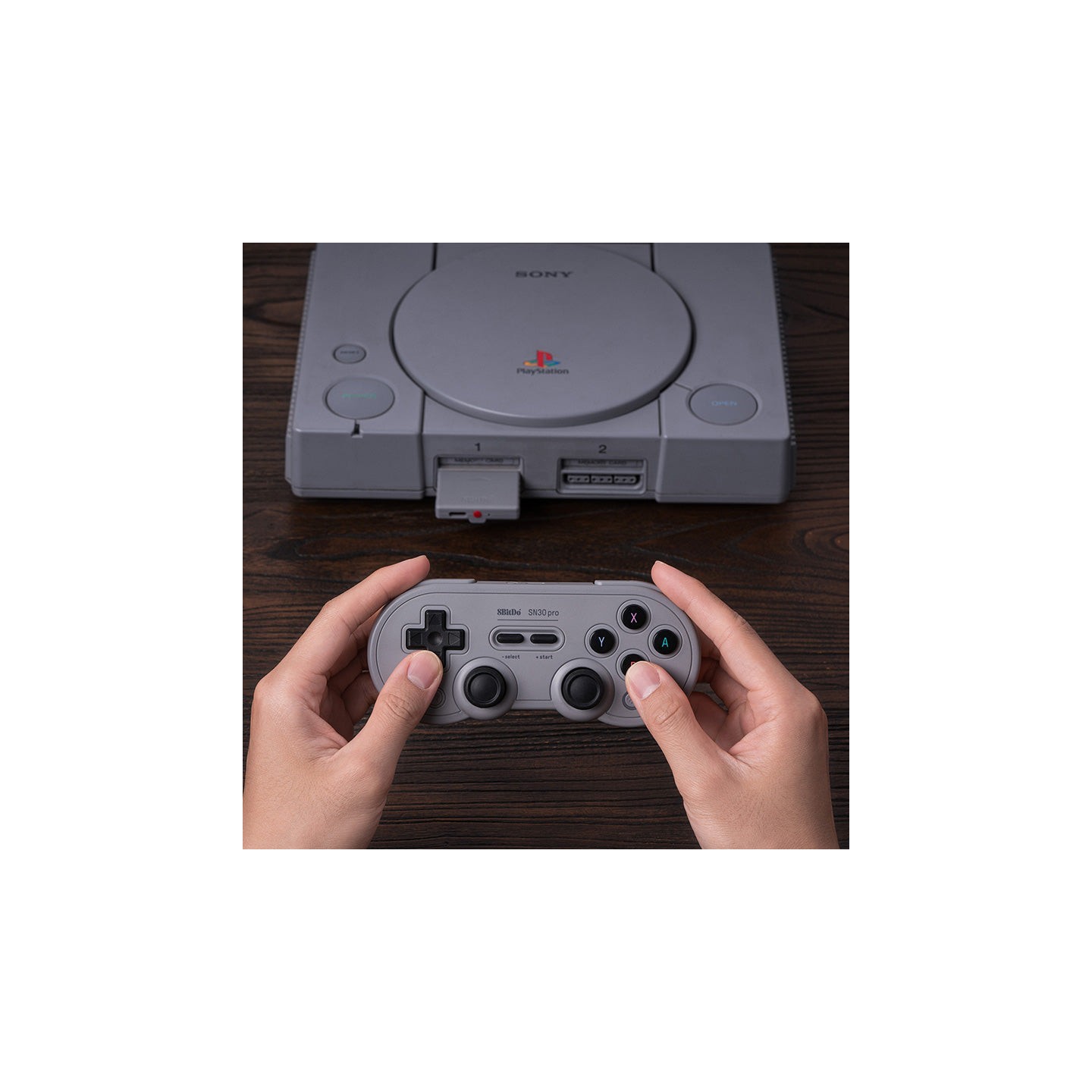 8BitDo Retro Receiver for PS – récepteur sans fil pour consoles PS1 et PS2