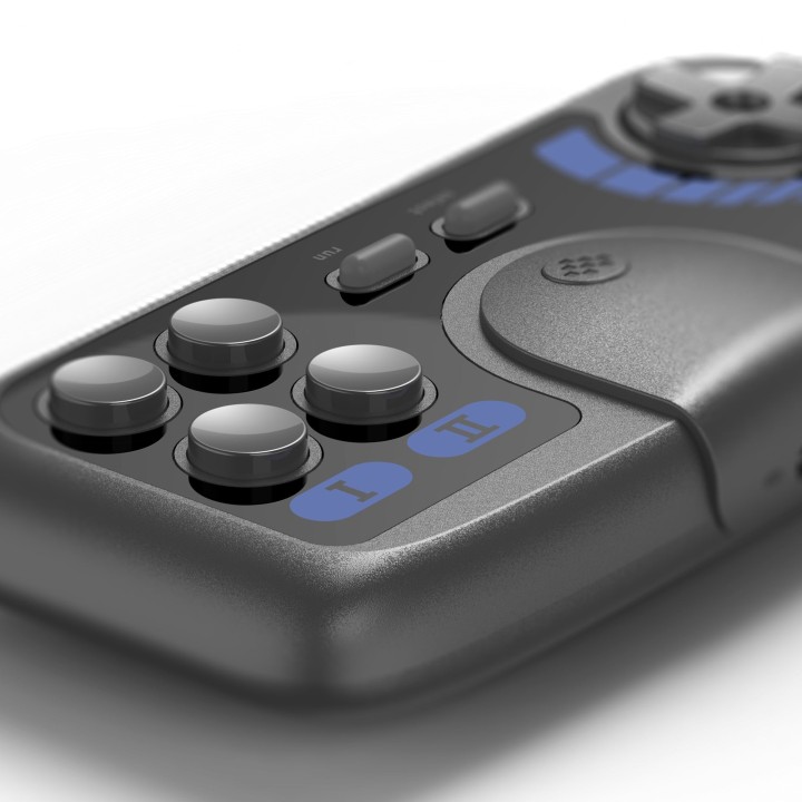 8BitDo PCE 2,4 GHz – manette sans fil pour PC Engine mini, TurboGrafx-16 mini