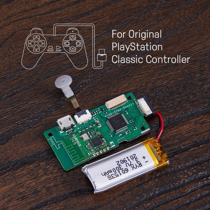 8BitDo Mod Kit for PlayStation Classic – kit Bluetooth pour manette PS Classic