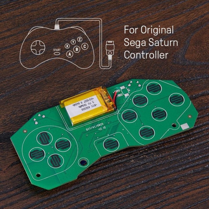 8BitDo Mod Kit for Sega Saturn – kit Bluetooth pour manette Saturn d'origine