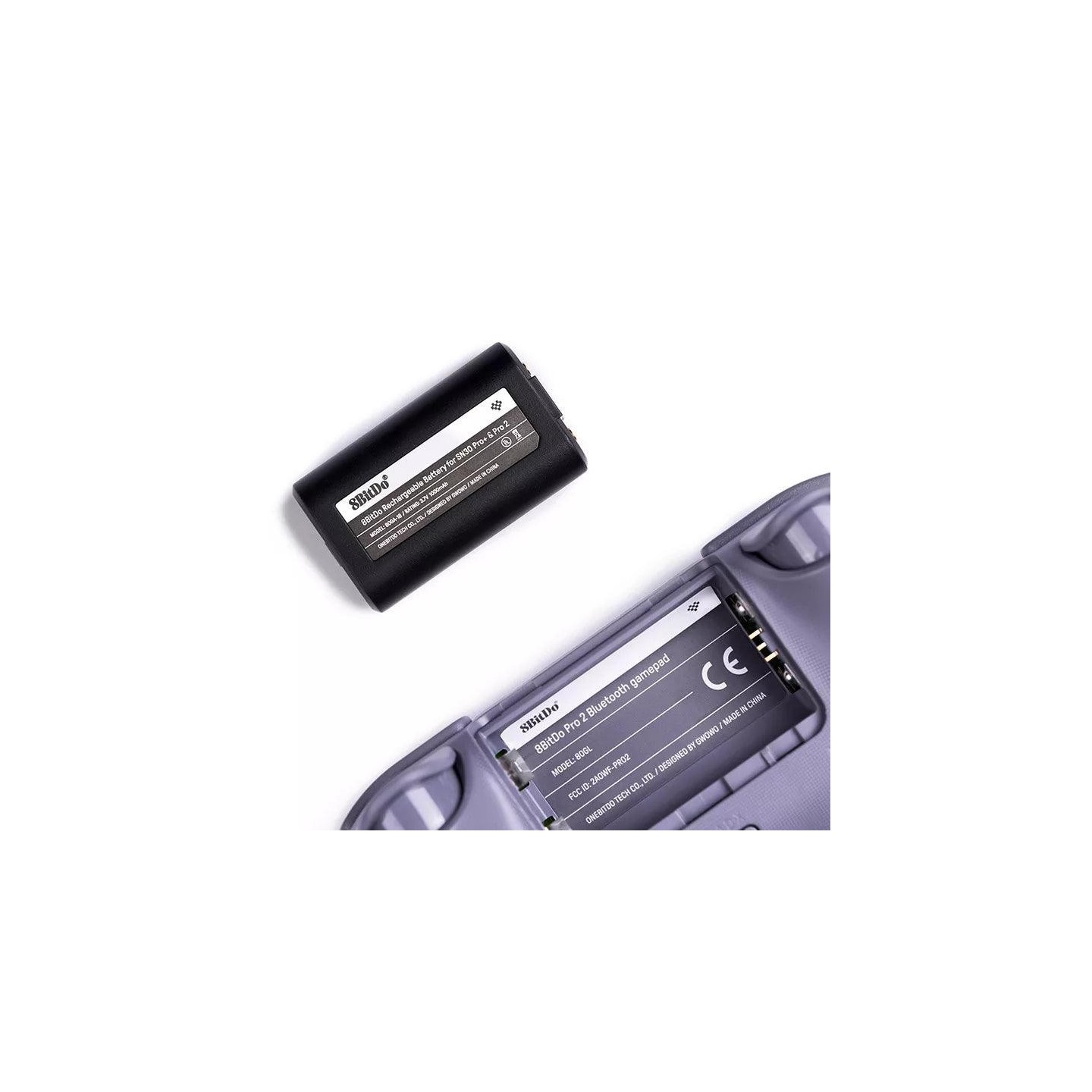 8BitDo Battery Pack – batterie de rechange pour SN30 Pro+ et Pro 2