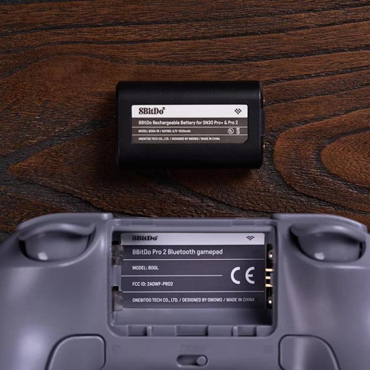 8BitDo Battery Pack – batterie de rechange pour SN30 Pro+ et Pro 2