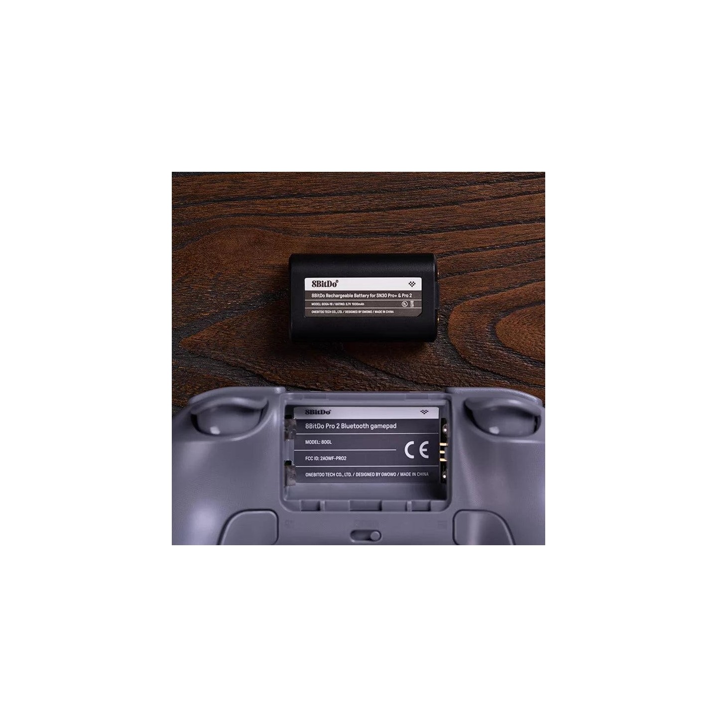 8BitDo Battery Pack – batterie de rechange pour SN30 Pro+ et Pro 2