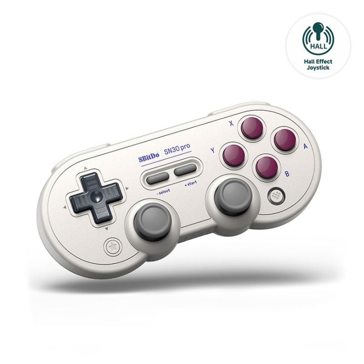 8BitDo SN30 Pro – manette Bluetooth rétro à sticks à effet Hall