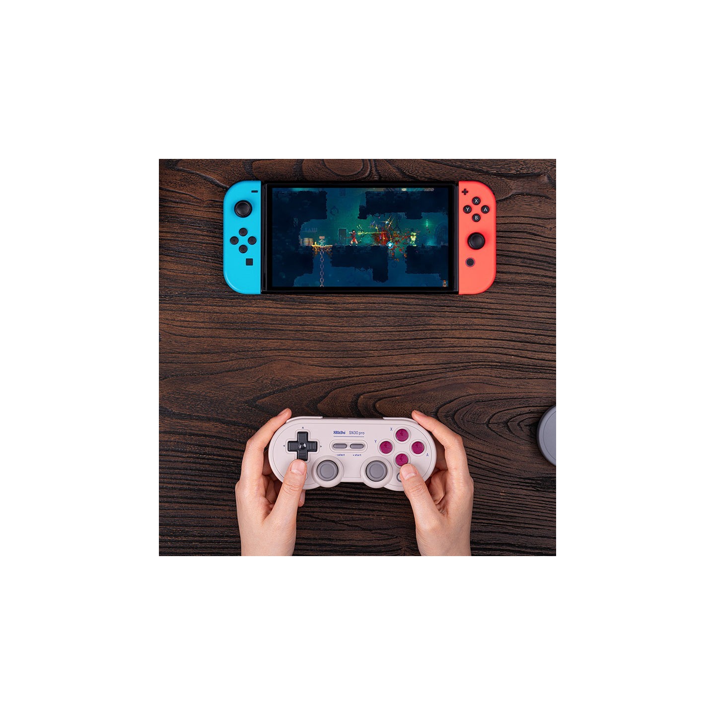 8BitDo SN30 Pro – manette Bluetooth rétro à sticks à effet Hall