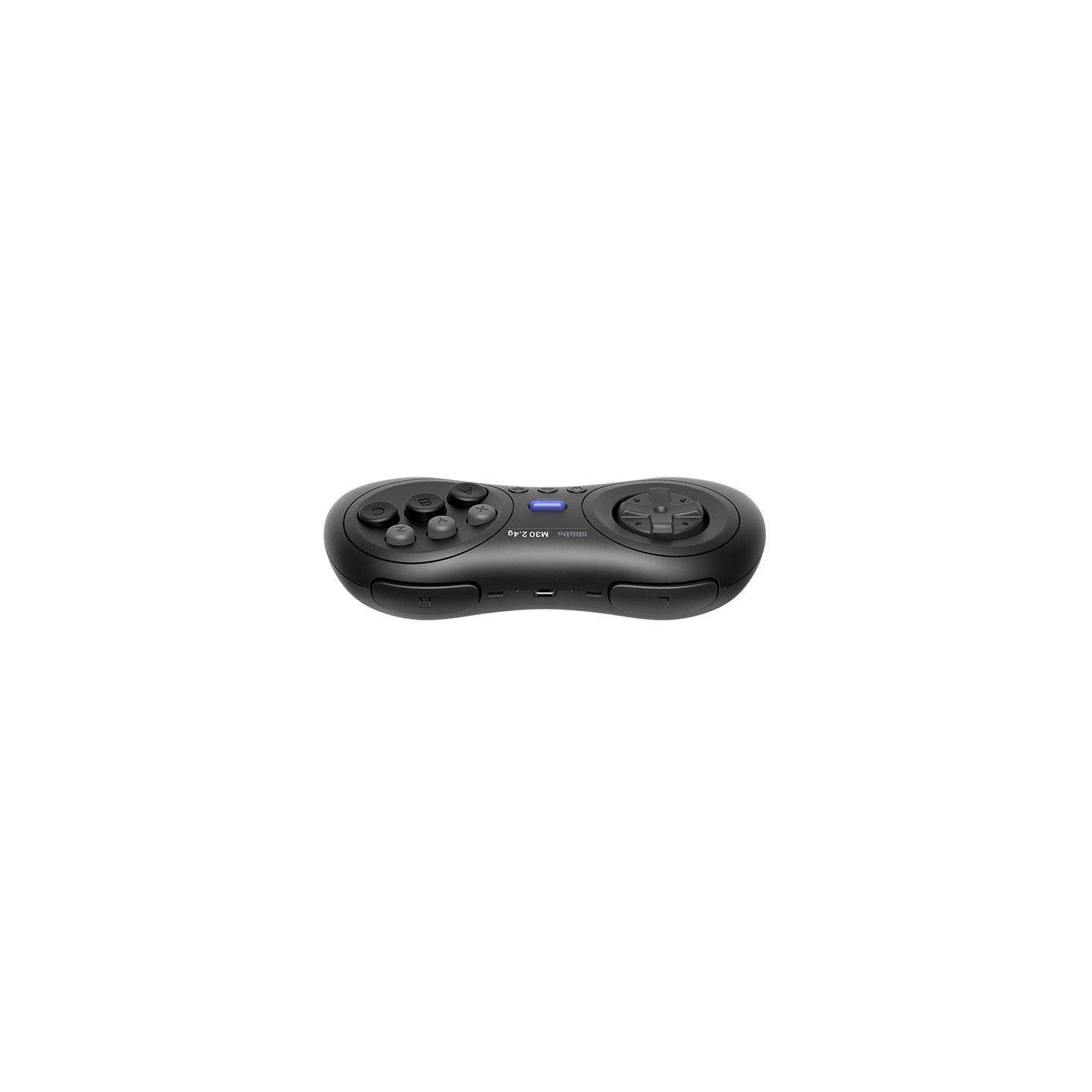 8BitDo M30 2,4 GHz – manette sans fil pour SEGA Genesis Mini et Mega Drive Mini