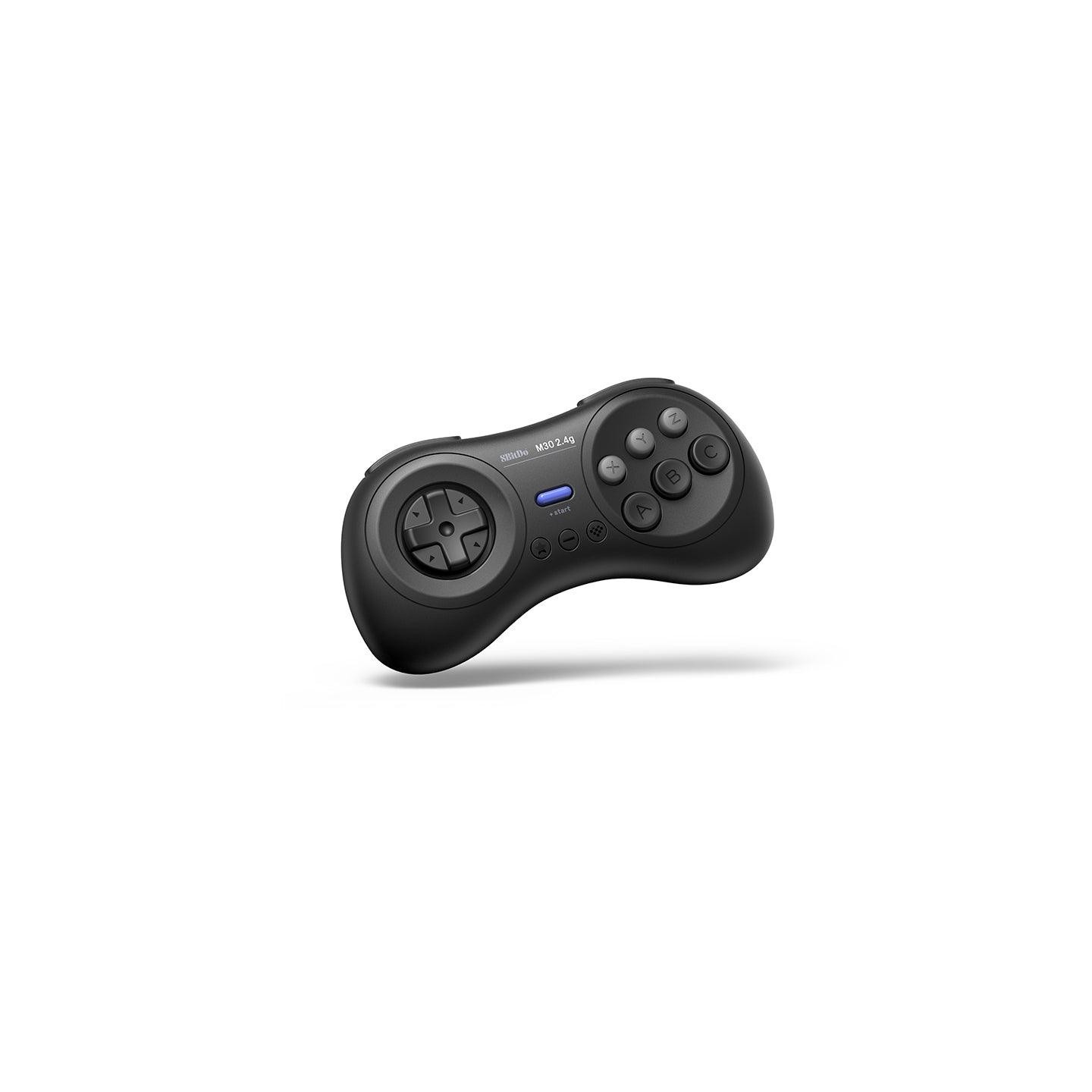 8BitDo M30 2,4 GHz – manette sans fil pour SEGA Genesis Mini et Mega Drive Mini