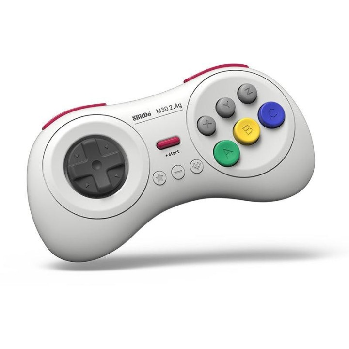 8BitDo M30 2,4 GHz – manette sans fil pour SEGA Genesis Mini et Mega Drive Mini