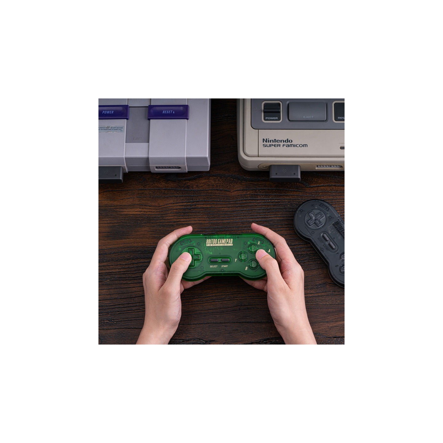 8BitDo SN30 2,4 GHz – manette sans fil pour SNES / SFC d'origine