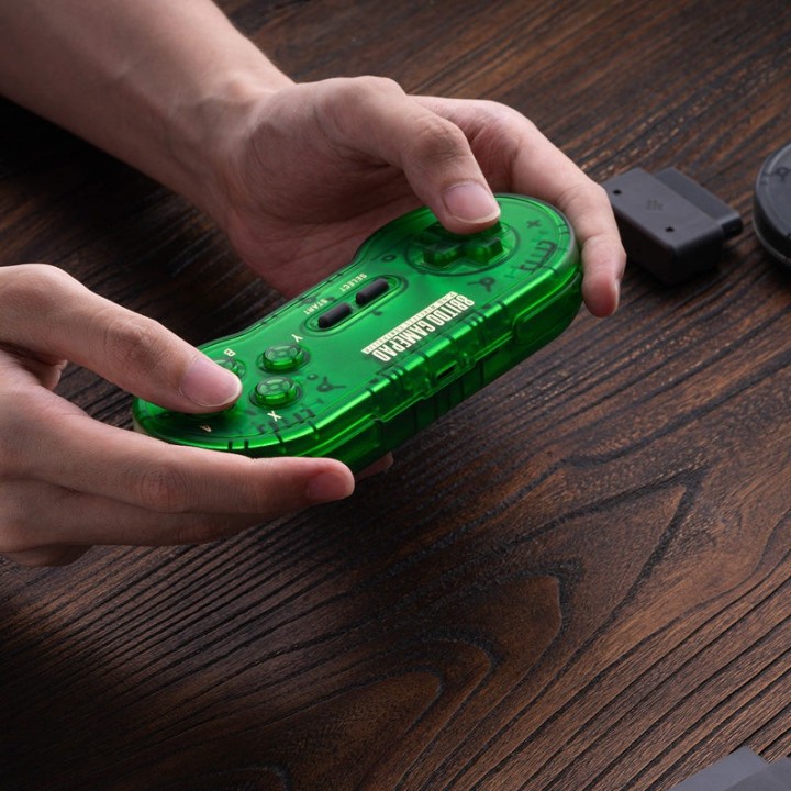 8BitDo SN30 2,4 GHz – manette sans fil pour SNES / SFC d'origine