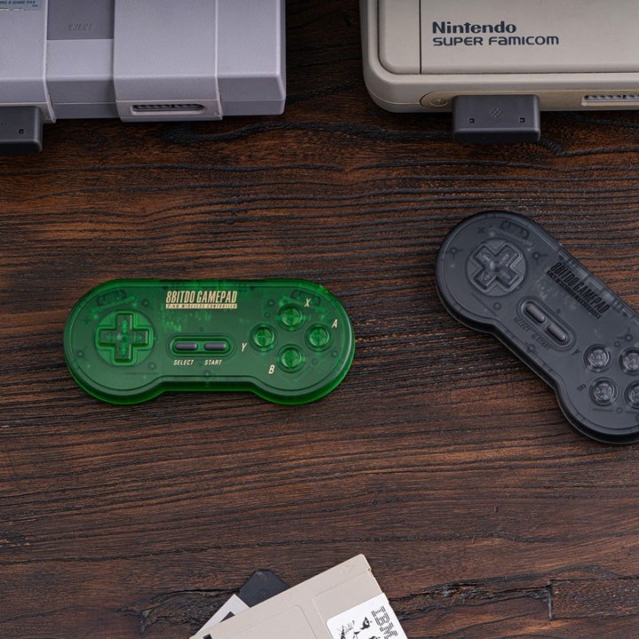 8BitDo SN30 2,4 GHz – manette sans fil pour SNES / SFC d'origine
