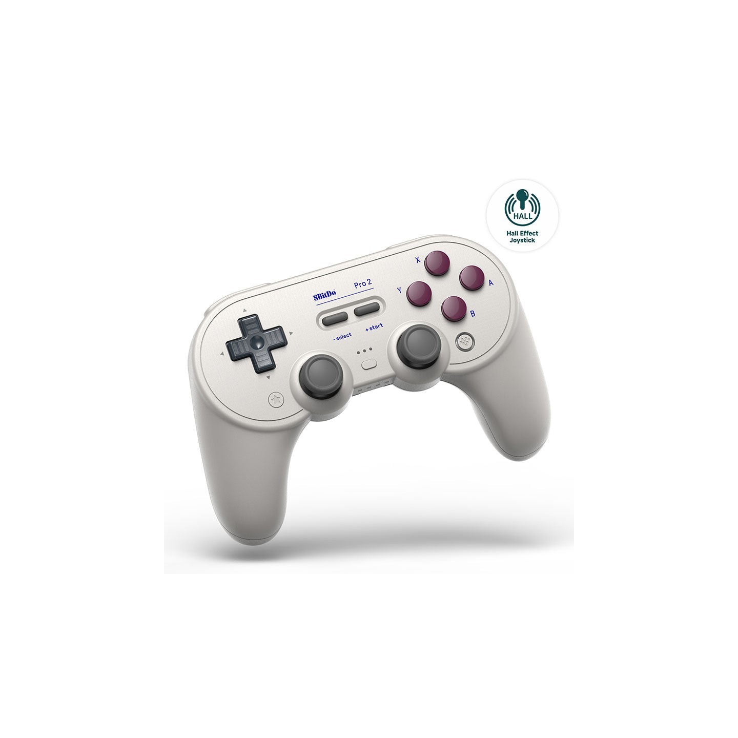 8BitDo Pro 2 – manette Bluetooth à sticks à effet Hall pour Switch, PC, Android et Apple