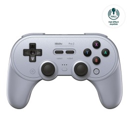 8BitDo Pro 2 – manette Bluetooth à sticks à effet Hall pour Switch, PC, Android et Apple