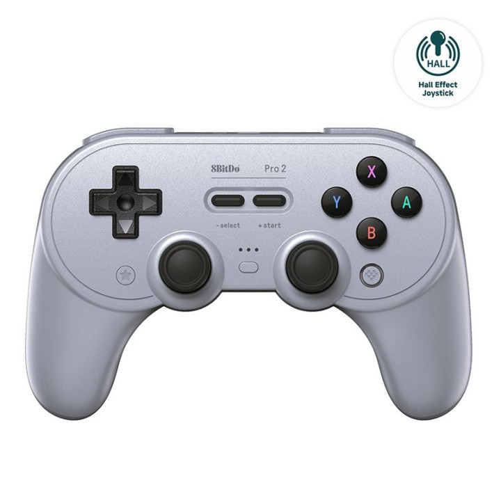 8BitDo Pro 2 – manette Bluetooth à sticks à effet Hall pour Switch, PC, Android et Apple
