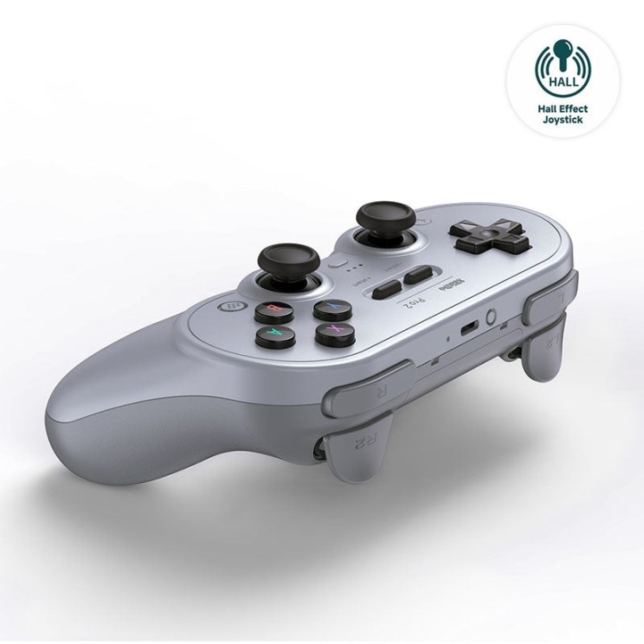 8BitDo Pro 2 – manette Bluetooth à sticks à effet Hall pour Switch, PC, Android et Apple