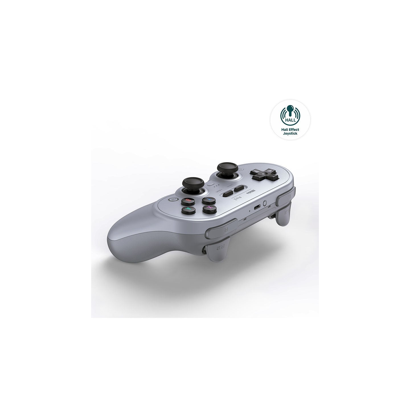8BitDo Pro 2 – manette Bluetooth à sticks à effet Hall pour Switch, PC, Android et Apple