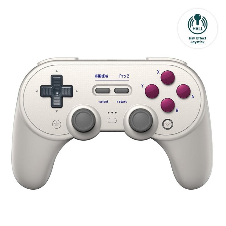 8BitDo Pro 2 – manette Bluetooth à sticks à effet Hall pour Switch, PC, Android et Apple