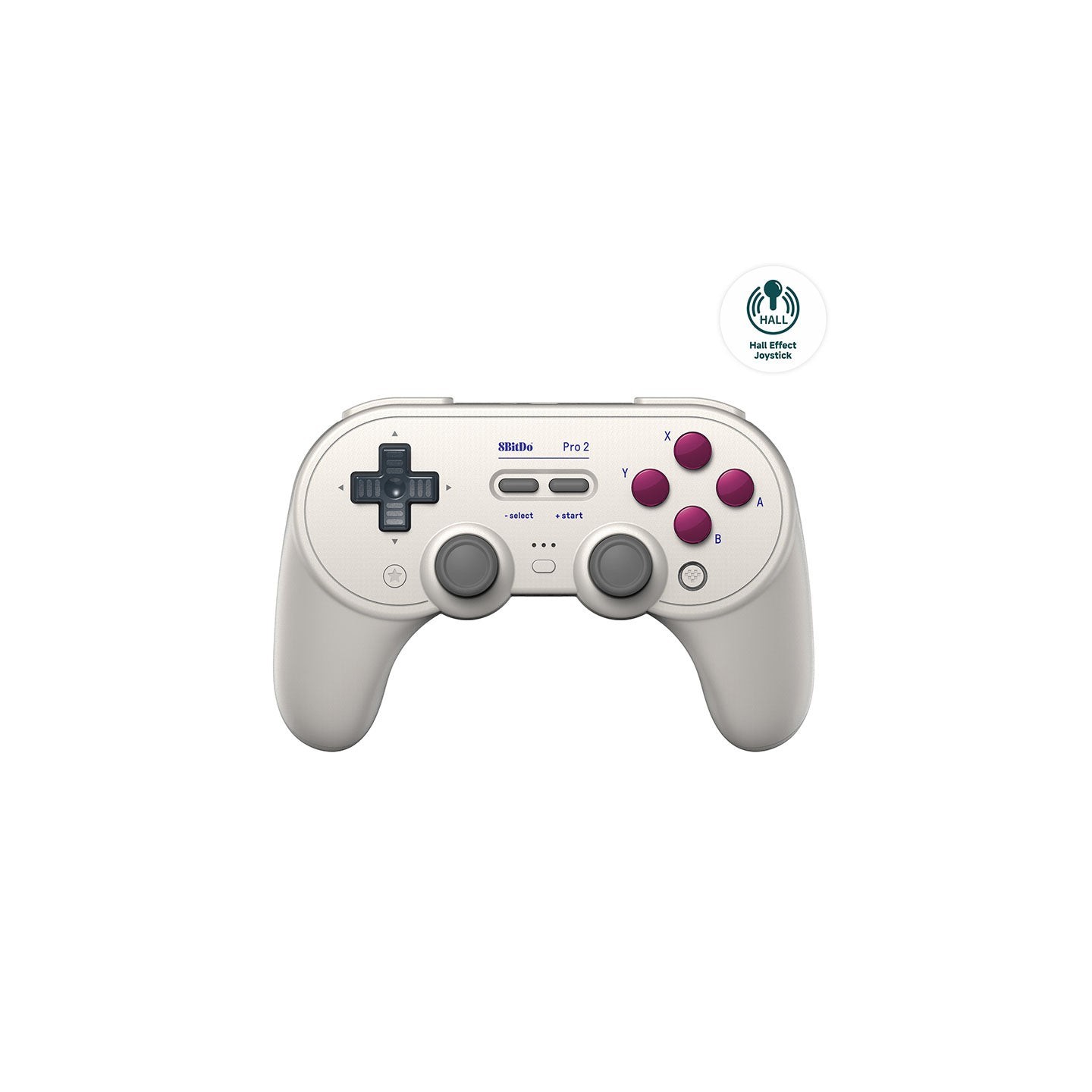 8BitDo Pro 2 – manette Bluetooth à sticks à effet Hall pour Switch, PC, Android et Apple