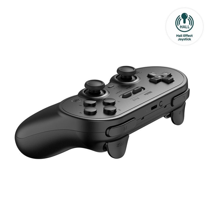 8BitDo Pro 2 – manette Bluetooth à sticks à effet Hall pour Switch, PC, Android et Apple