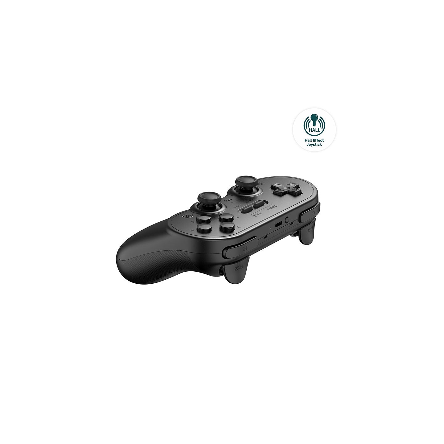 8BitDo Pro 2 – manette Bluetooth à sticks à effet Hall pour Switch, PC, Android et Apple