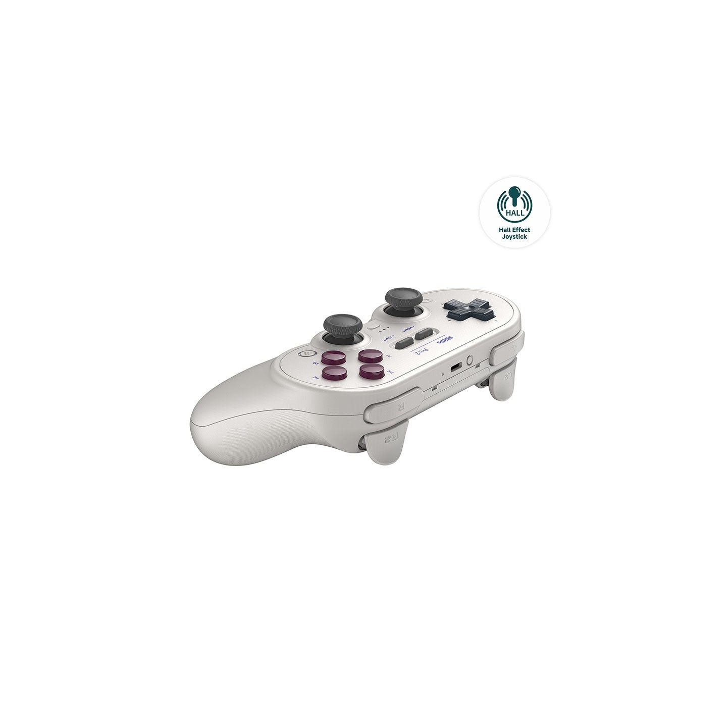 8BitDo Pro 2 – manette Bluetooth à sticks à effet Hall pour Switch, PC, Android et Apple